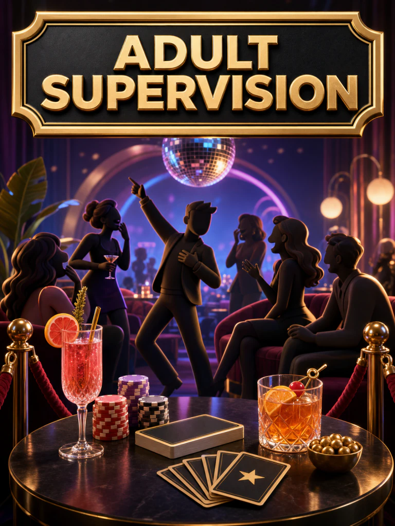Adult Supervision deck in the Actz Charades app